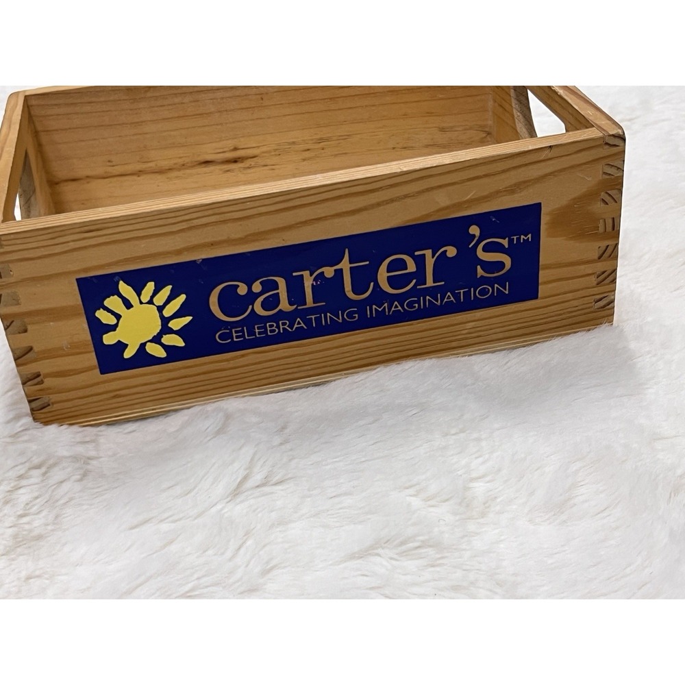 Carters Imagination Wood Crate Store Display John Lennon? Y2K Vintage